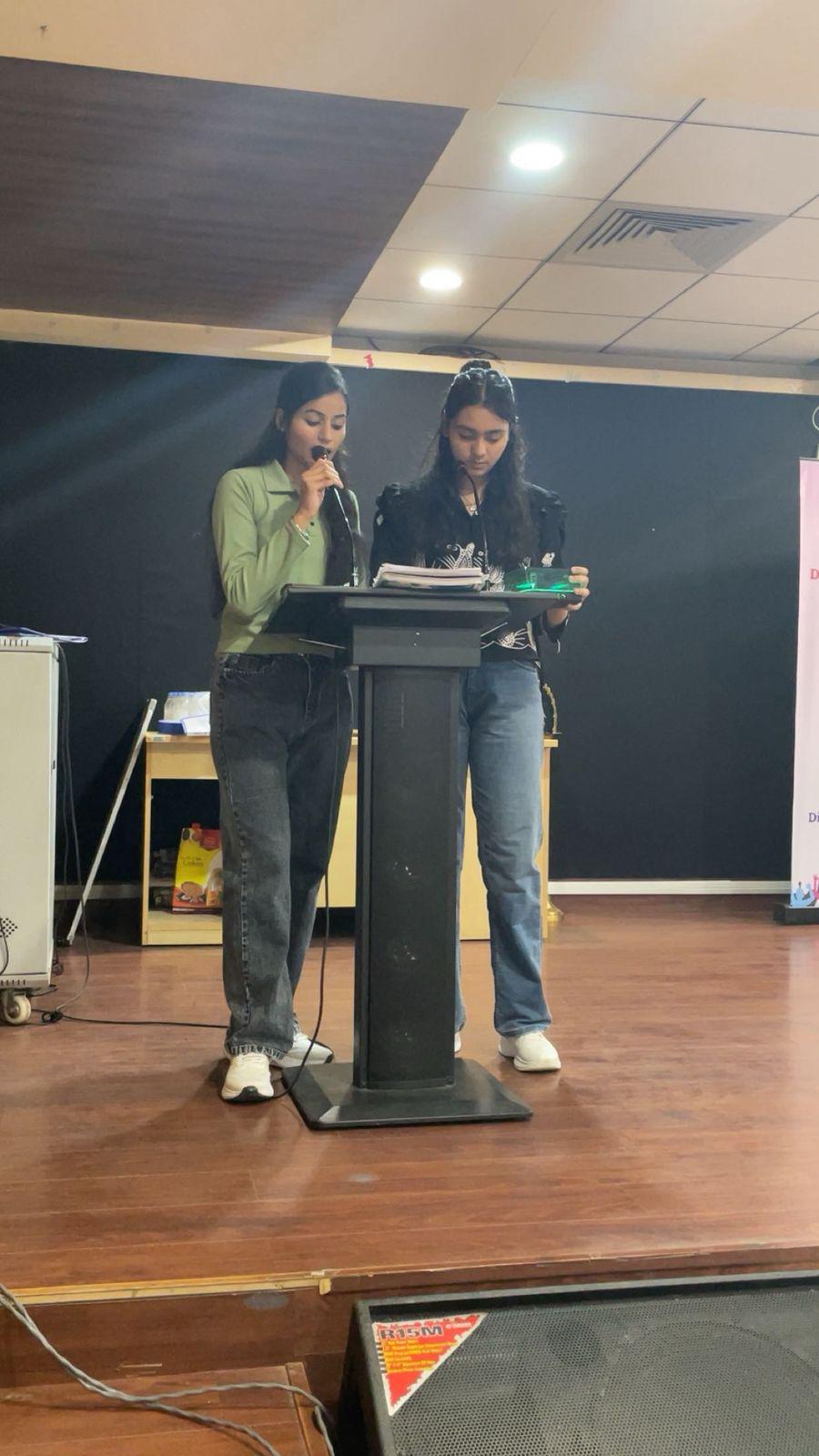 Students participated in the state-level youth training workshop